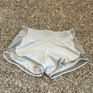 Lululemon Athletica Gray Athletic Shorts with Curved Hem